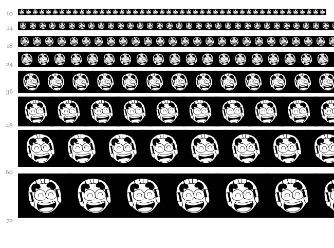 Sweety Tea font waterfall
